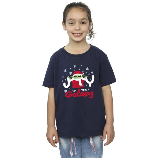 Star Wars Girls The Mandalorian Joy To The Galaxy T-shirt i bomull