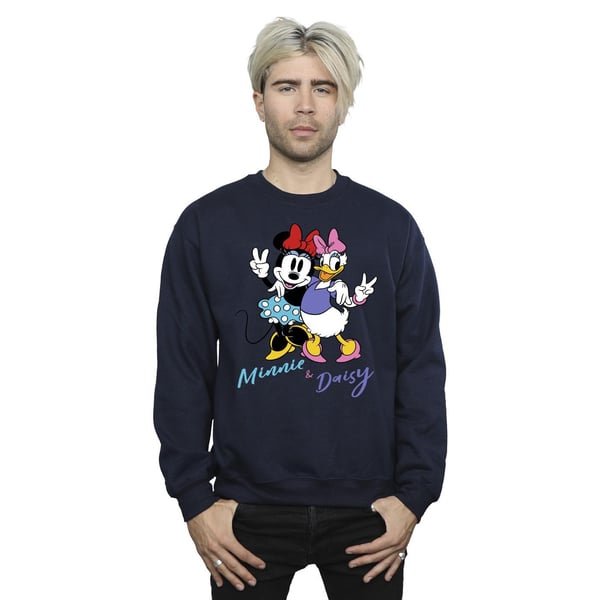 Disney Mens Minnie Mouse And Daisy Sweatshirt
