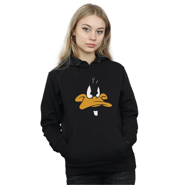 Looney Tunes Womens/Ladies Daffy Duck Big Face Hoodie