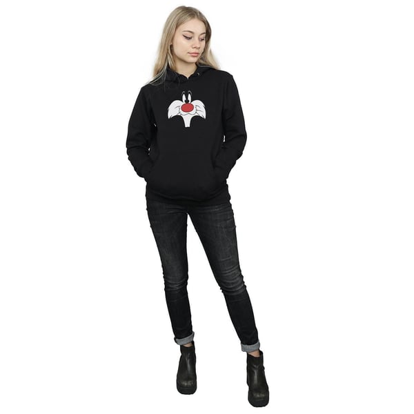 Looney Tunes Womens/Ladies Sylvester Big Face Hoodie