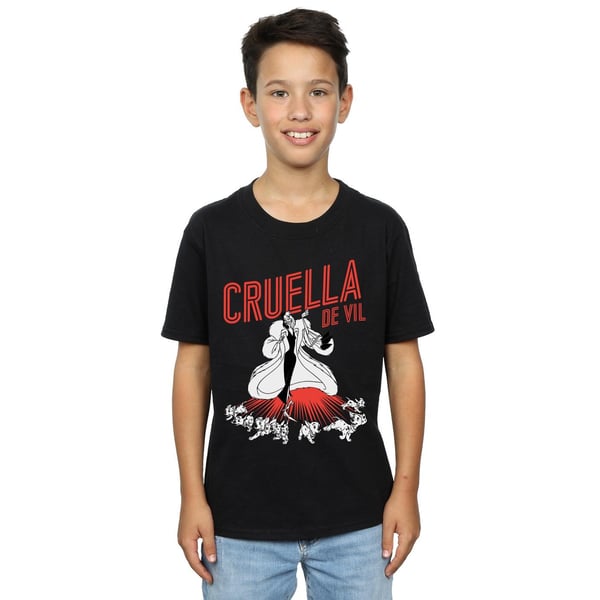 Disney Boys Cruella De Vil Dalmatians T-Shirt