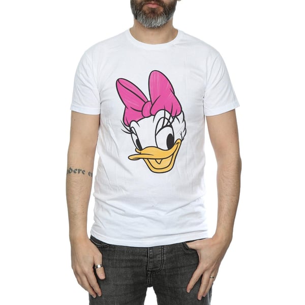 Disney Mens Daisy Duck Head Painted T-Shirt