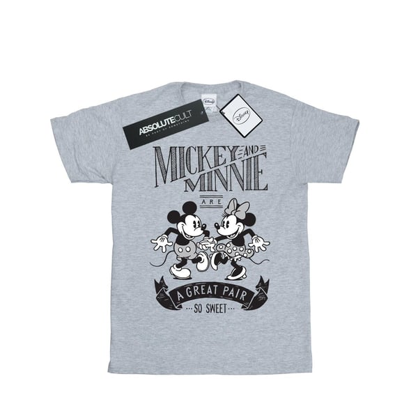 Disney Mens Mickey And Minnie Mouse Great Pair T-Shirt