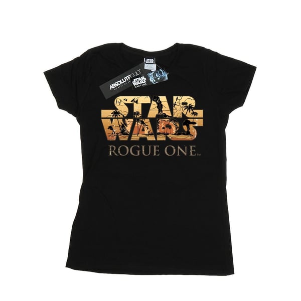 Star Wars Womens/Ladies Rogue One Logo Scene Cotton T-Shirt