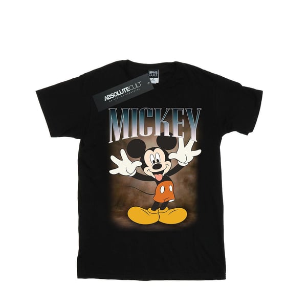 Disney Mens Mickey Mouse Tongue Montage T-Shirt