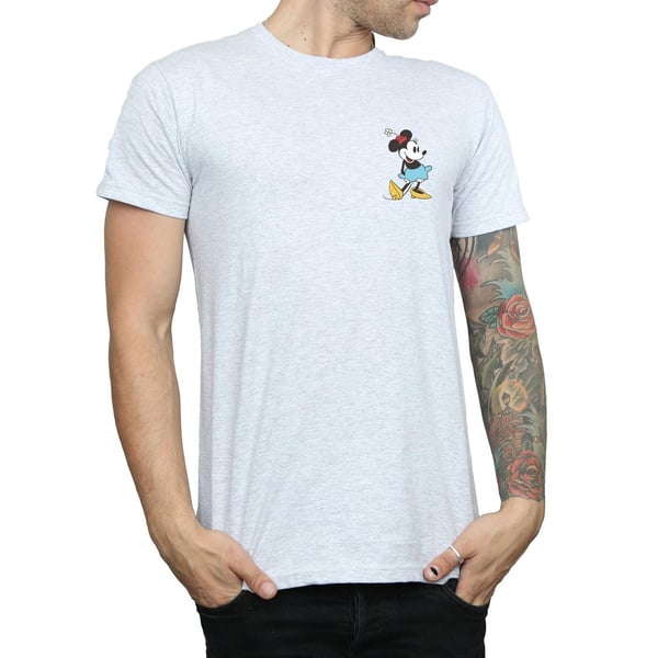 Disney Mens Minnie Mouse Kick Chest T-Shirt