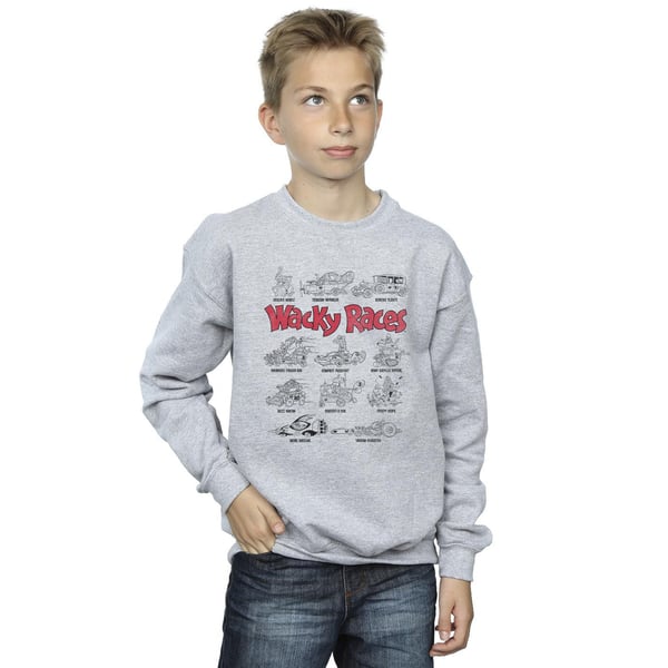 Wacky Races Boys Car Lineup Sweatshirt