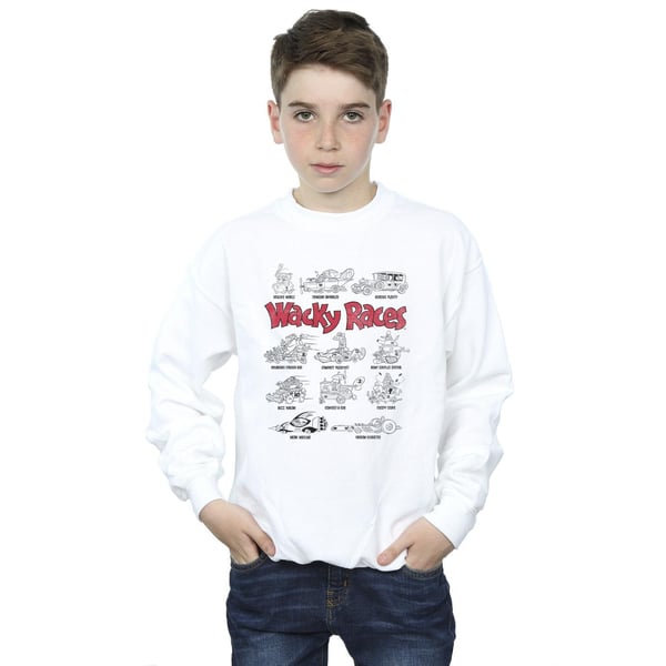 Wacky Races Boys Car Lineup Sweatshirt
