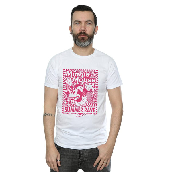 Disney Mens Minnie Mouse Summer Party T-Shirt