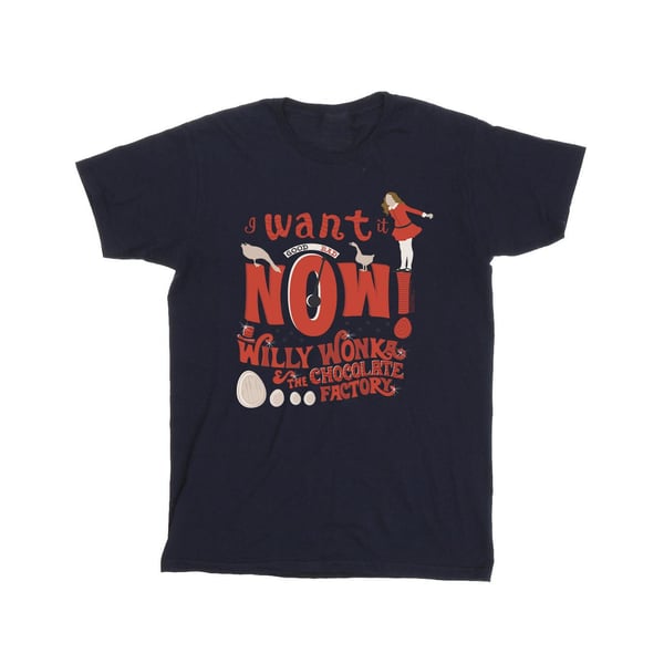 Willy Wonka Boys Verruca Salt I Want It Now T-Shirt