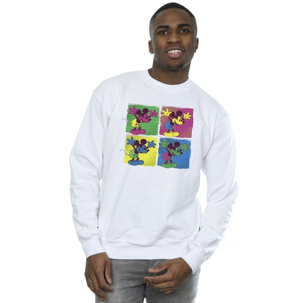 Disney Mens Mickey Mouse Pop Art Sweatshirt