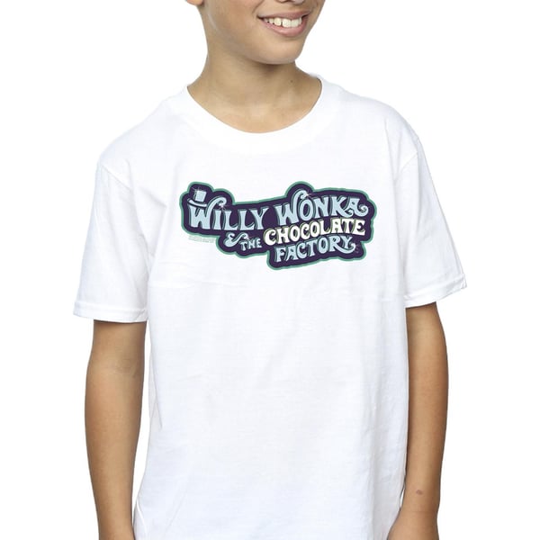 Willy Wonka Boys Chocolate Factory Logo T-Shirt