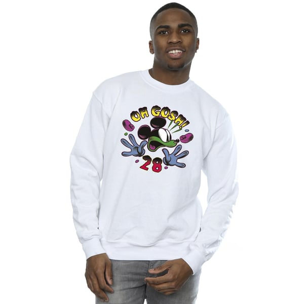 Disney Mens Mickey Mouse Oh Gosh Pop Art Sweatshirt