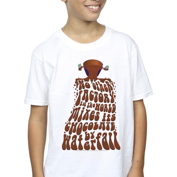 Willy Wonka Boys Chocolate Waterfall T-Shirt