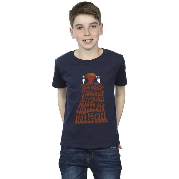 Willy Wonka Boys Chocolate Waterfall T-Shirt