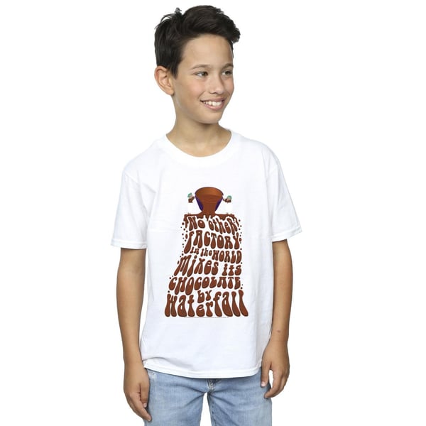 Willy Wonka Boys Chocolate Waterfall T-Shirt