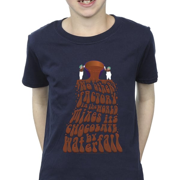 Willy Wonka Boys Chocolate Waterfall T-Shirt