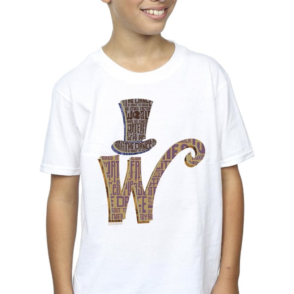 Willy Wonka Boys W Logo Hat T-Shirt