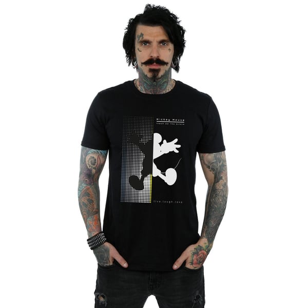 Disney Mens Mickey Mouse Reach For The Future T-Shirt