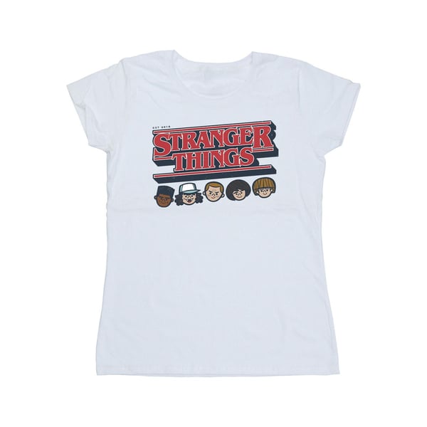 Netflix Naisten Stranger Things Karikatyyri Logo Puuvilla T-paita