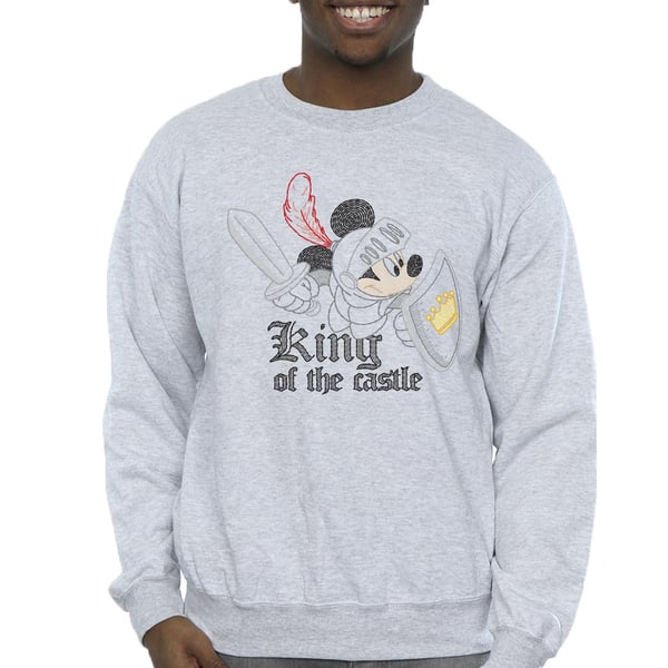 Disney Mens Mickey Mouse King Of The Castle Sweatshirt