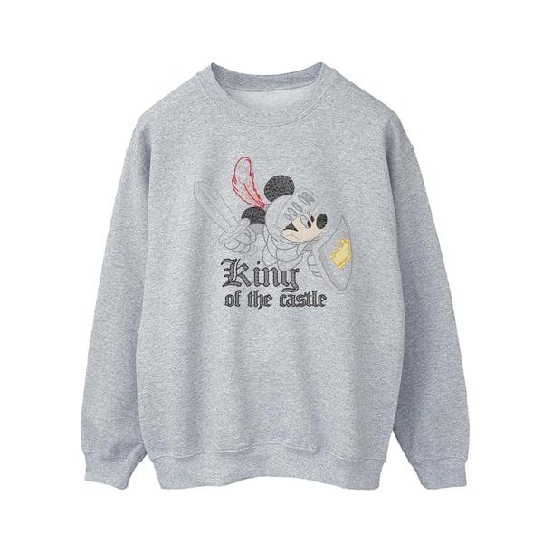 Disney Mens Mickey Mouse King Of The Castle Sweatshirt
