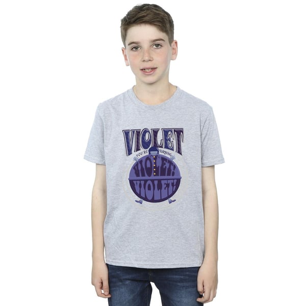 Willy Wonka Boys Violet Turning Violet T-Shirt