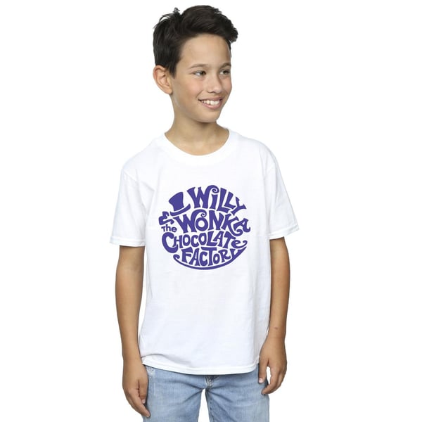 Willy Wonka & Suklaatehdas Poikien Painettu Logo T-paita