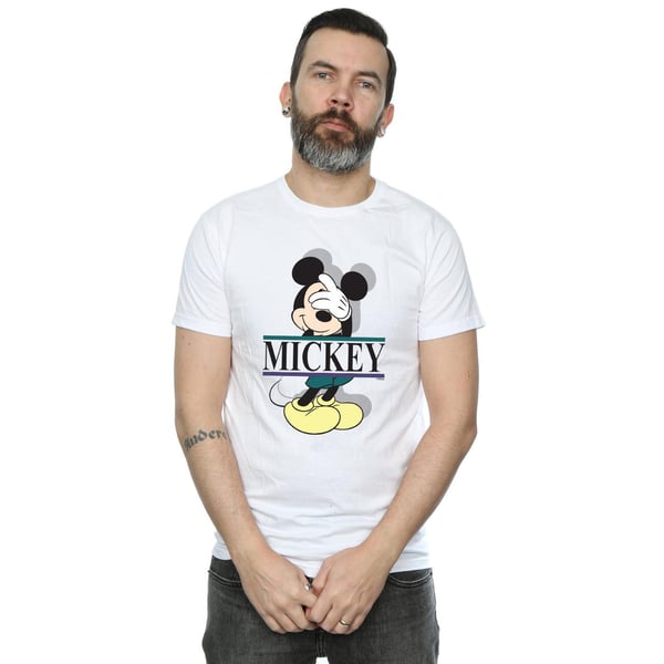 Disney Mens Mickey Mouse Letters T-Shirt