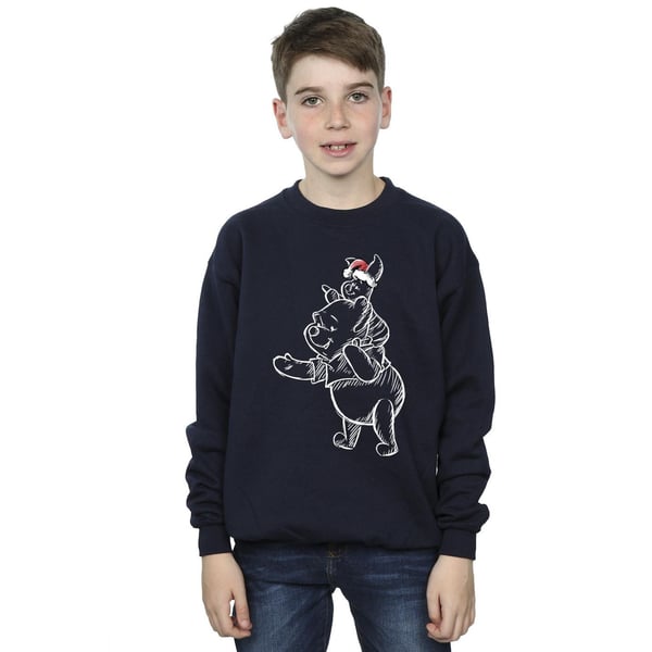 Disney Boys Winnie The Pooh Piglet Christmas Sweatshirt