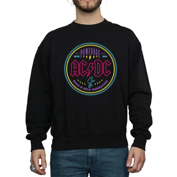 AC/DC Miesten Circle Neon -collegepaita