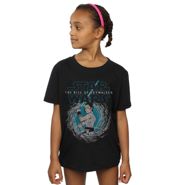 Star Wars Girls The Rise Of Skywalker Rey Whirl Cotton T-Shirt