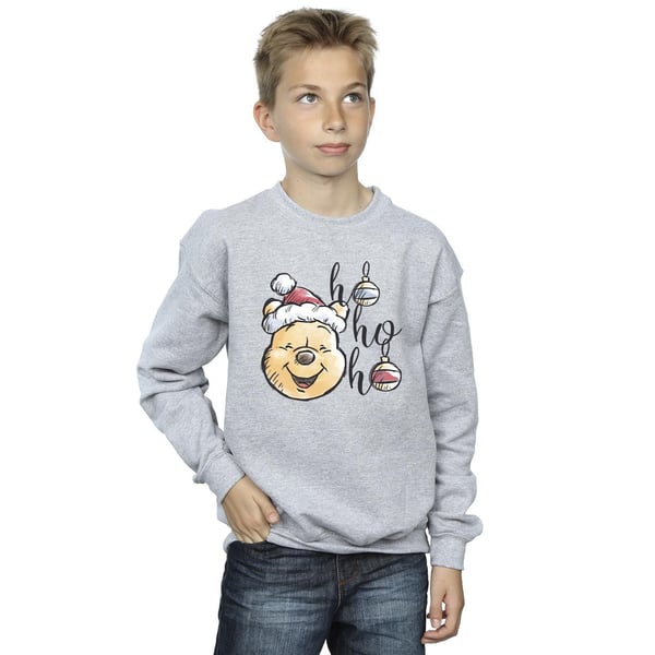 Disney Boys Winnie The Pooh Ho Ho Ho Baubles Sweatshirt