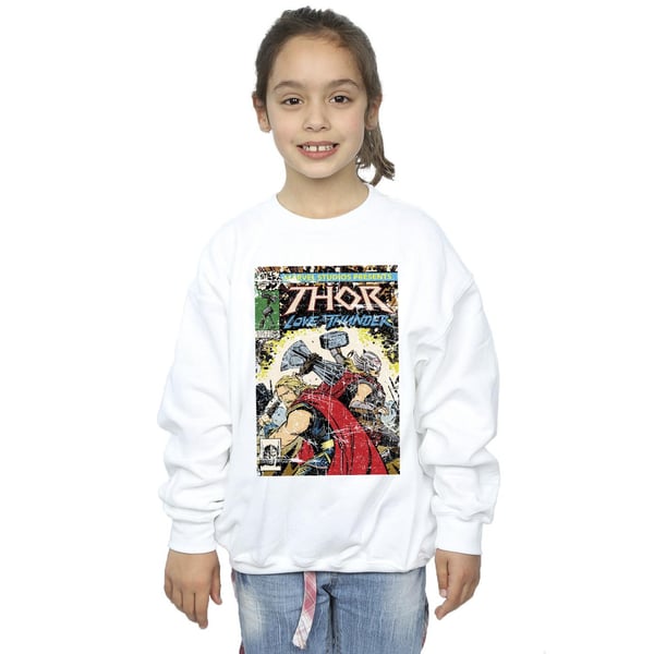 Marvel Girls Thor Love And Thunder Vintage Poster -collegepaita