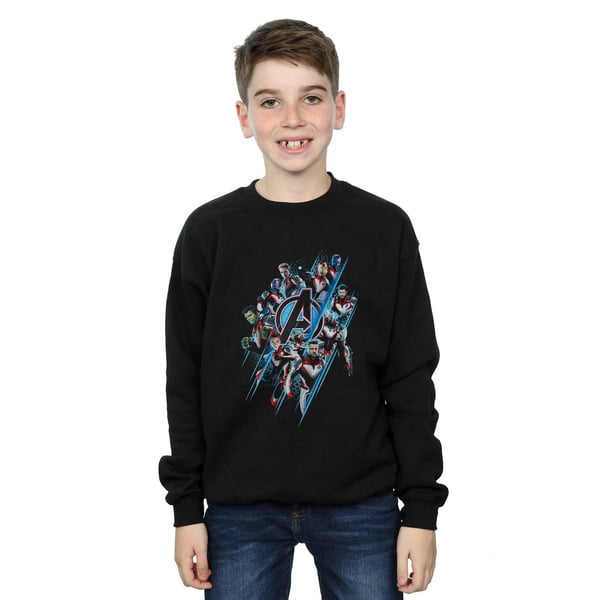 Marvel Boys Avengers Endgame Logo Team Sweatshirt