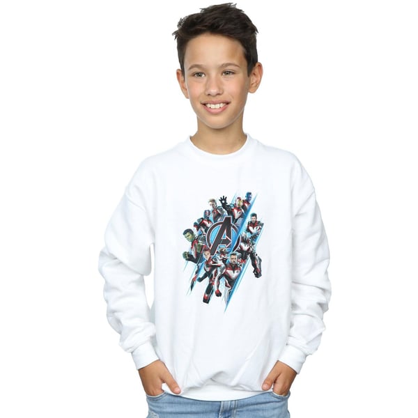 Marvel Boys Avengers Endgame Logo Team Sweatshirt