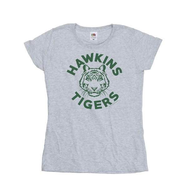 Netflix Womens/Ladies Stranger Things Hawkins Tigers Cotton T-Shirt