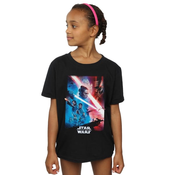 Star Wars Girls The Rise Of Skywalker Theatrical Poster Cotton T-Shirt