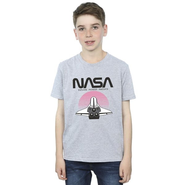 NASA Boys Space Shuttle Sunset T-Shirt