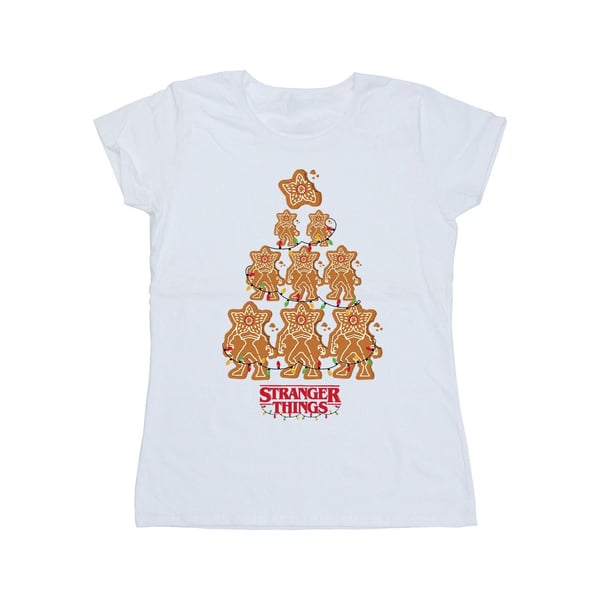 Netflix Dam/Dam Stranger Things Pepparkaka T-shirt i Bomull