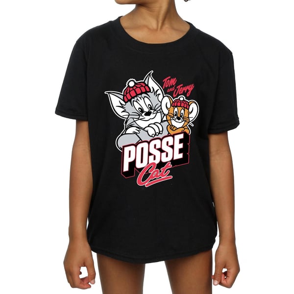 Tom And Jerry Girls Posse Cat Cotton T-Shirt