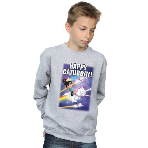 Disney Boys Wreck It Ralph Happy Caturday Sweatshirt