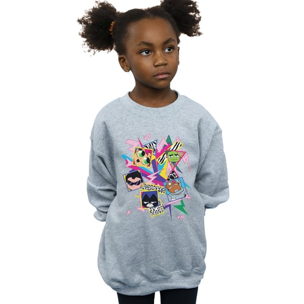 DC Comics Girls Teen Titans Go 80s Icons Sweatshirt