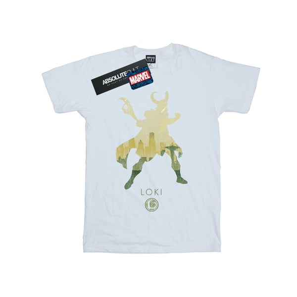 Marvel Womens/Ladies Loki Silhouette Cotton Boyfriend T-Shirt