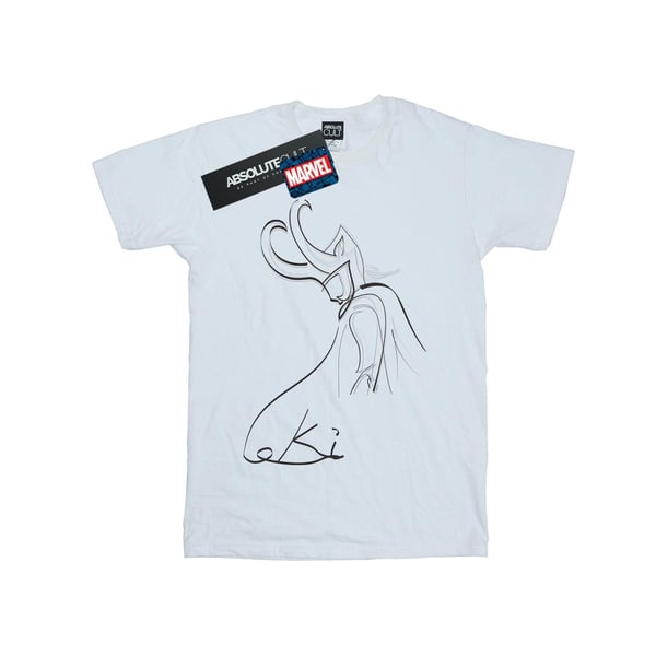 Marvel Womens/Ladies Loki Lines Cotton Boyfriend T-Shirt