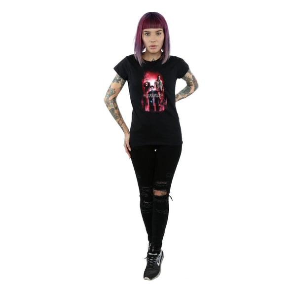 Supernatural Womens/Ladies Group Crowley Cotton T-Shirt
