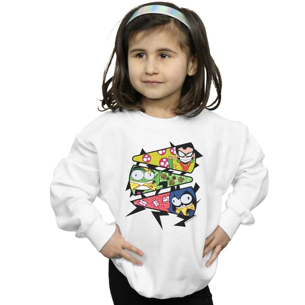 DC Comics Girls Teen Titans Go Pizza Slice Sweatshirt
