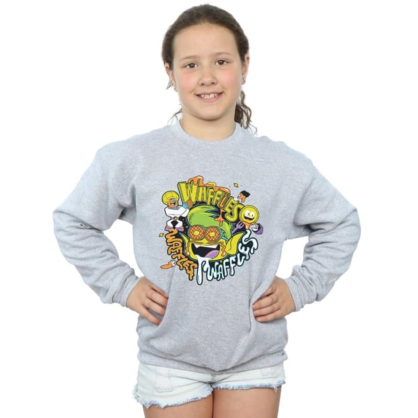 DC Comics Girls Teen Titans Go Waffle Mania Sweatshirt