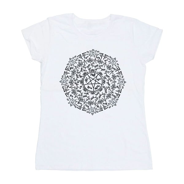 Supernatural Womens/Ladies Symbol Circle Cotton T-Shirt Supernatural Womens/Ladies Symbol Circle Cotton T-Shirt