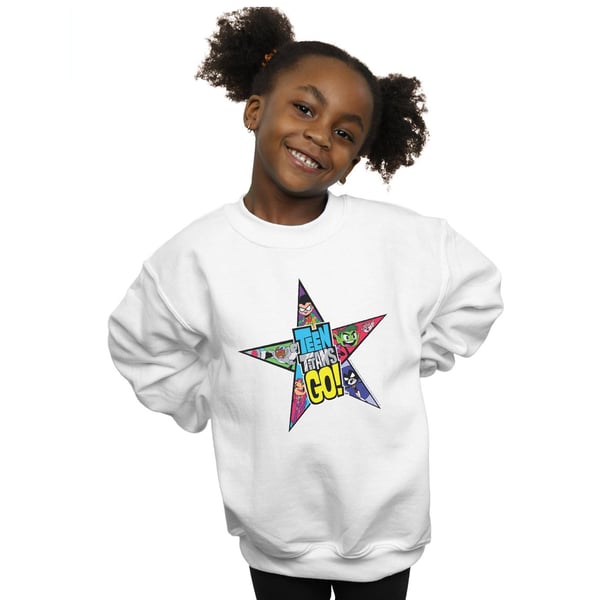 DC Comics Girls Teen Titans Go Star Logo Sweatshirt